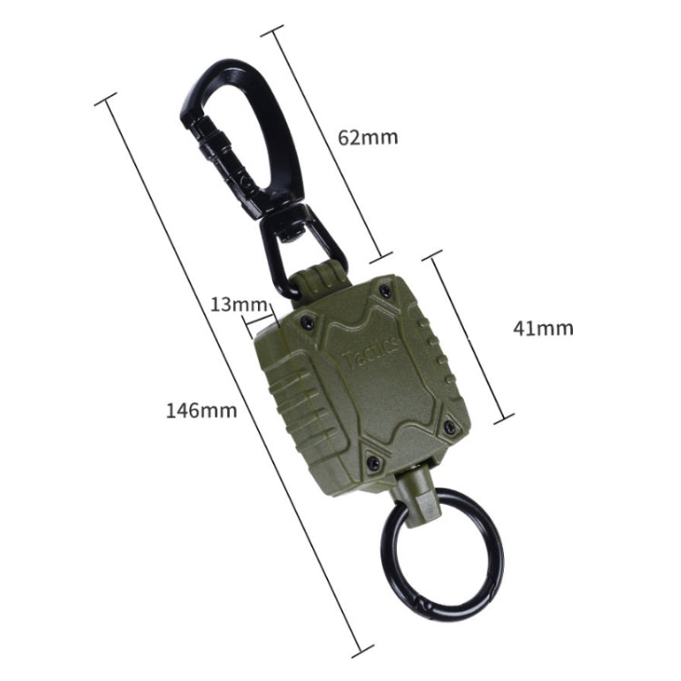 Outdoor Fishing Zinc Alloy Retractable Metal Hanging Buckle(6862) - Hooks by PMC TechLife | Online Shopping South Africa | PMC TechLife | Buy Now Pay Later Mobicred