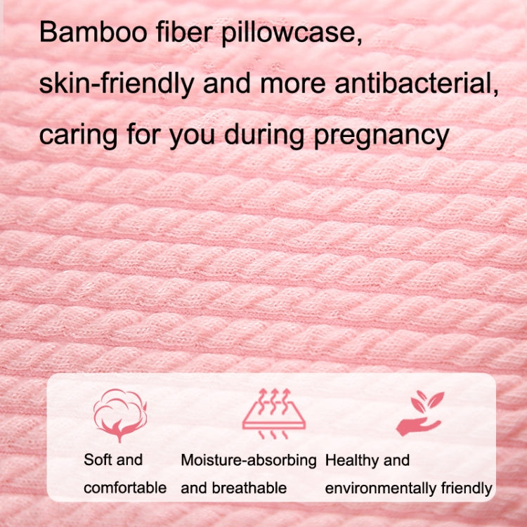 Pregnant Waist Support Cotton Pillow Side Sleepers Cushion Removable and Washable Abdomen Pillow(Pink) - Cushions & Pillows by PMC TechLife | Online Shopping South Africa | PMC TechLife | Buy Now Pay Later Mobicred