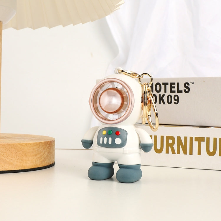 6092 Cartoon Astronaut Fan With Lanyard Portable Mini USB Charging Fan(Dark Gray) - Electric Fans by PMC TechLife | Online Shopping South Africa | PMC TechLife | Buy Now Pay Later Mobicred