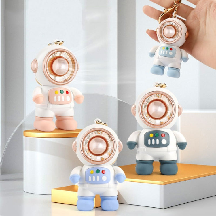 6092 Cartoon Astronaut Fan With Lanyard Portable Mini USB Charging Fan(Dark Gray) - Electric Fans by PMC TechLife | Online Shopping South Africa | PMC TechLife | Buy Now Pay Later Mobicred