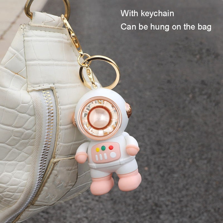 6092 Cartoon Astronaut Fan With Lanyard Portable Mini USB Charging Fan(Pink) - Electric Fans by PMC TechLife | Online Shopping South Africa | PMC TechLife | Buy Now Pay Later Mobicred