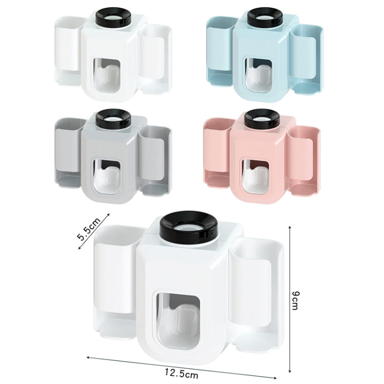 Electric Toothbrush Holder Automatic Toothpaste Squeezer Bathroom Wall Mounted Toothpaste Holder(White) - Toothpaste Squeezing Device by PMC TechLife | Online Shopping South Africa | PMC TechLife
