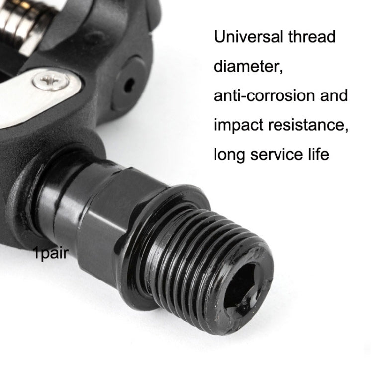 PROMEND PD-R95P 1pair Pedalway Road Bicycle Self-lock With Lock Film Nylon Lock Light Amount Foot Pedal(Black) - free shipping - PMc TechLife - Order now!