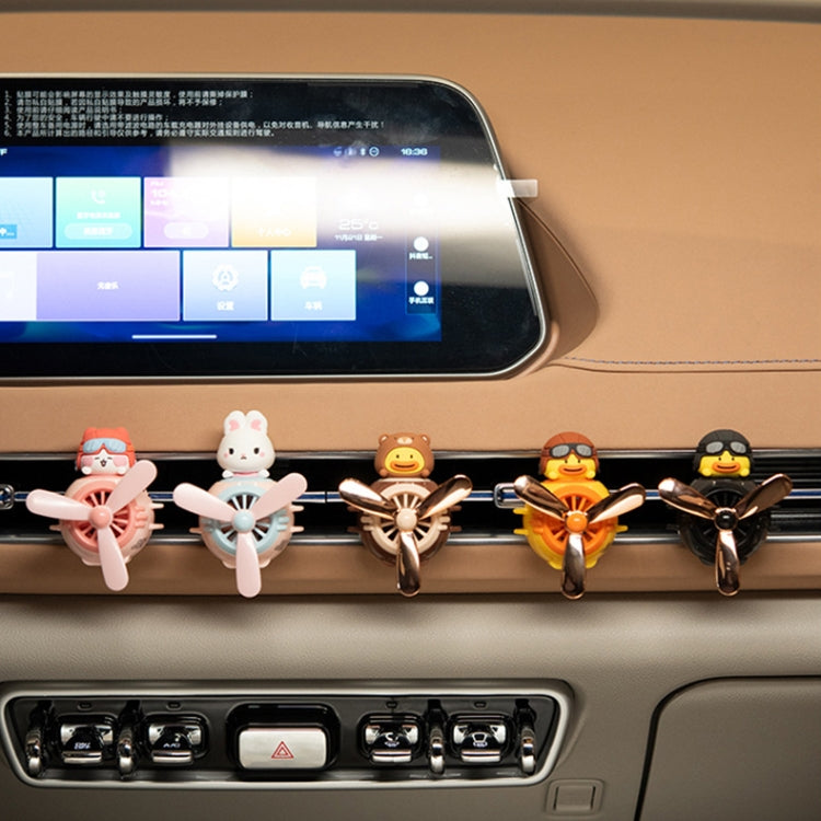 ICARER FAMILY AK-20 Car Pilot-Shaped Air-Conditioning Outlet Decorative Ornaments Aromatherapy(Yellow) - Air Freshener by ICARER FAMILY | Online Shopping South Africa | PMC TechLife | Buy Now Pay Later Mobicred