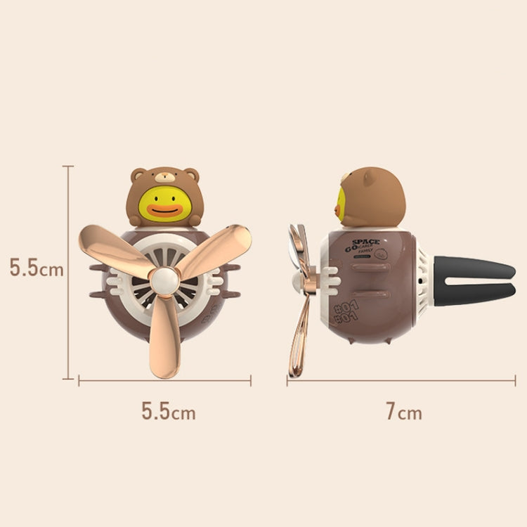 ICARER FAMILY AK-20 Car Pilot-Shaped Air-Conditioning Outlet Decorative Ornaments Aromatherapy(Yellow) - Air Freshener by ICARER FAMILY | Online Shopping South Africa | PMC TechLife | Buy Now Pay Later Mobicred