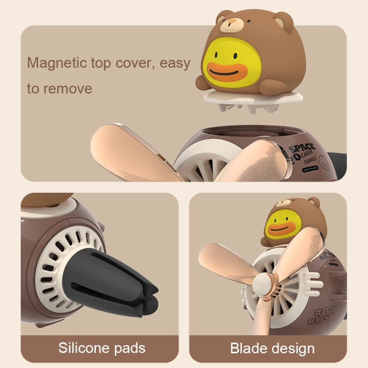 ICARER FAMILY AK-20 Car Pilot-Shaped Air-Conditioning Outlet Decorative Ornaments Aromatherapy(Yellow) - Air Freshener by ICARER FAMILY | Online Shopping South Africa | PMC TechLife | Buy Now Pay Later Mobicred