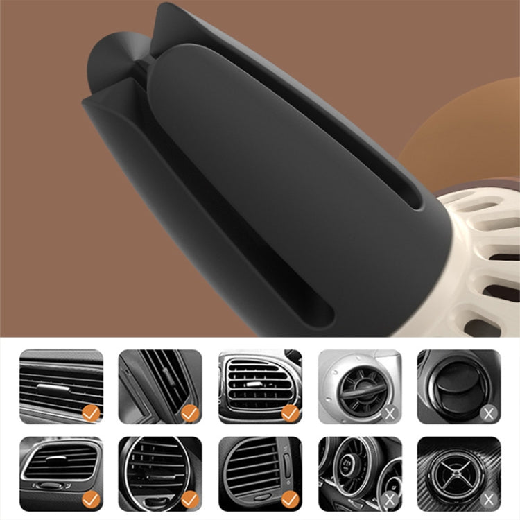 ICARER FAMILY AK-20 Car Pilot-Shaped Air-Conditioning Outlet Decorative Ornaments Aromatherapy(Black) - Air Freshener by ICARER FAMILY | Online Shopping South Africa | PMC TechLife | Buy Now Pay Later Mobicred