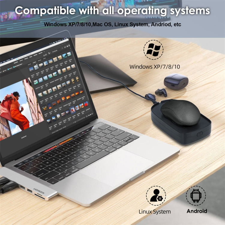 H26 Automatic Movement Virtual Mouse To Prevent Computer Lock Screen(Black) - Wired Mice by PMC TechLife | Online Shopping South Africa | PMC TechLife