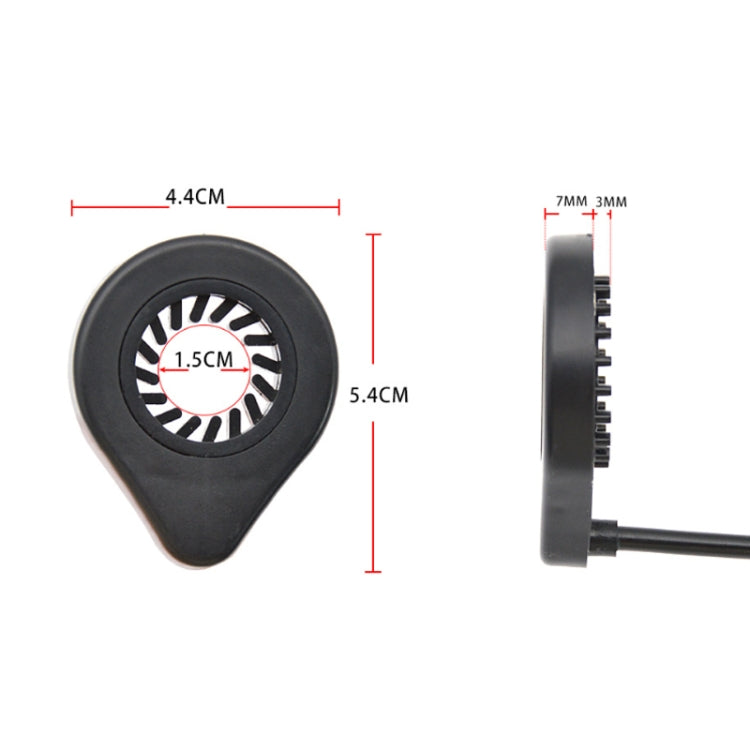 12 Magnetic Double Hall Electric Bicycle Pedal Assistant Sensor Mountain Bike Modification Accessories - Accessories & Parts by PMC TechLife | Online Shopping South Africa | PMC TechLife | Buy Now Pay Later Mobicred