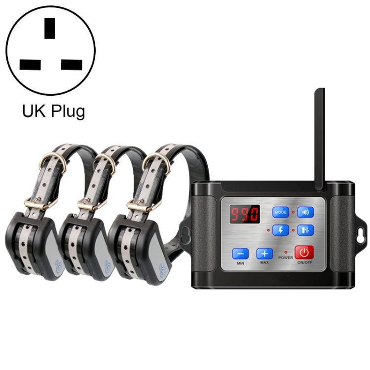 Outdoor Wireless Electronic Pet Fence Night Reflective Collar, Specification: One for  Three(UK Plug) - Training Aids by PMC TechLife | Online Shopping South Africa | PMC TechLife | Buy Now Pay Later Mobicred