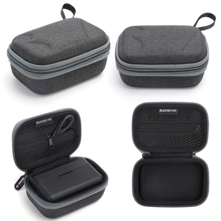 For DJI MIC Sunnylife B557 Wireless Microphone Portable Protective Box Storage Bag(Dark Gray) - Microphone by Sunnylife | Online Shopping South Africa | PMC TechLife