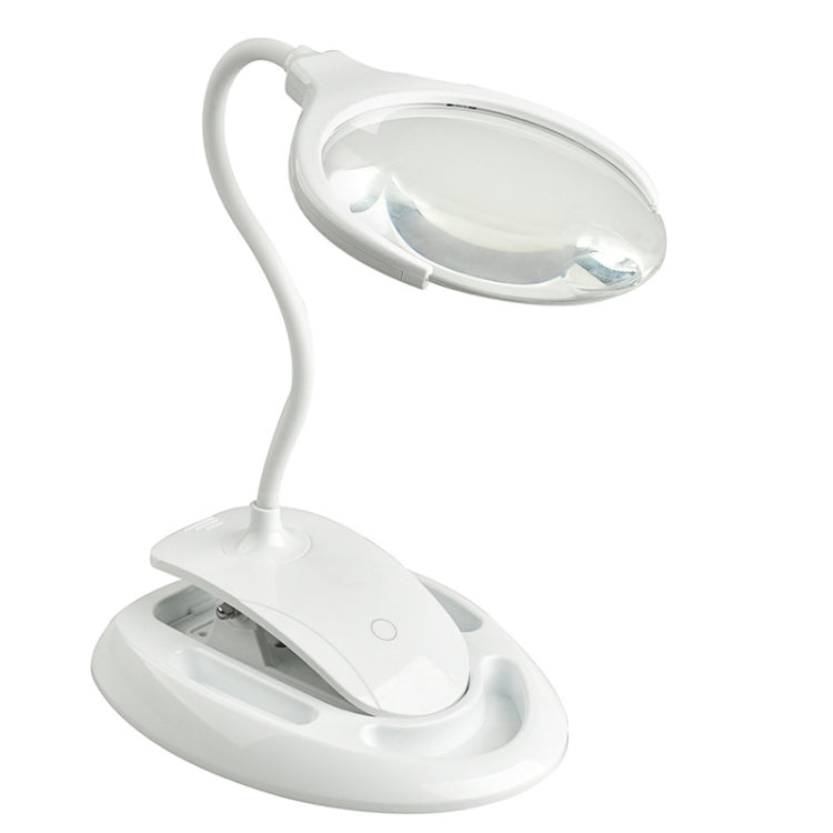 TS-9006 2.25X/5X USB Rechargeable Two-gears Brightness LED Light Desk Magnifier - Hand Held Style by PMC TechLife | Online Shopping South Africa | PMC TechLife