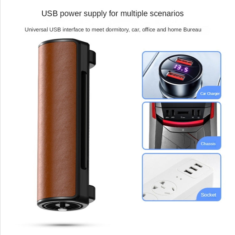 CF01 USB Interface Car Seat Fan Adjustable Wind Speed Desktop Small Fan(Black) - Heating & Fans by PMC TechLife | Online Shopping South Africa | PMC TechLife | Buy Now Pay Later Mobicred