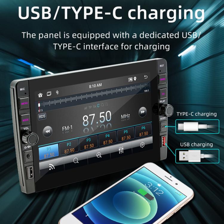 9 Inch Bluetooth FM Radio Car MP5 Android Navigation Machine, Memory: 2+64G - Car MP3 & MP4 & MP5 by PMc TechLife | Online Shopping South Africa | PMc TechLife | Buy Now Pay Later Mobicred