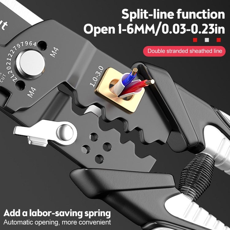 25 In 1 Electrician Multipurpose Wire Stripper(Black) - Pliers by PMC TechLife | Online Shopping South Africa | PMC TechLife | Buy Now Pay Later Mobicred