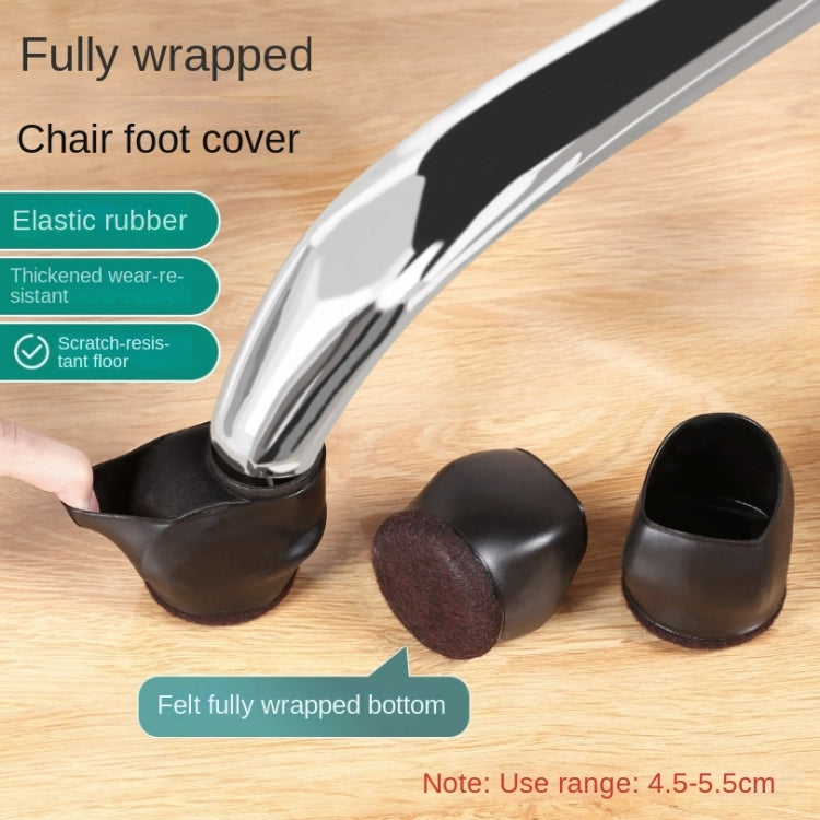 5pcs/set Wheel Chair Foot Cover Computer Chair Roller Fixer(Black) - Furniture Accessories by PMC TechLife | Online Shopping South Africa | PMC TechLife