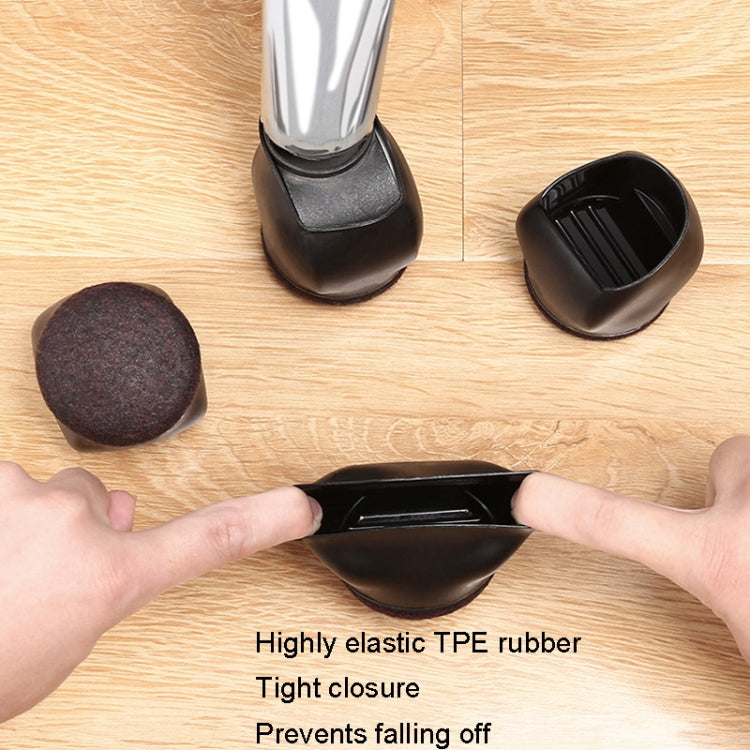 5pcs/set Wheel Chair Foot Cover Computer Chair Roller Fixer(Black) - Furniture Accessories by PMC TechLife | Online Shopping South Africa | PMC TechLife