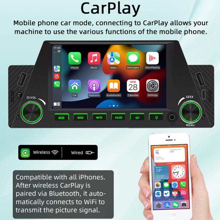 4.7 inch AUTO/CarPlay Navigation Bluetooth FM Radio Car MP5 Marquee(161W) - Car MP3 & MP4 & MP5 by PMc TechLife | Online Shopping South Africa | PMc TechLife | Buy Now Pay Later Mobicred