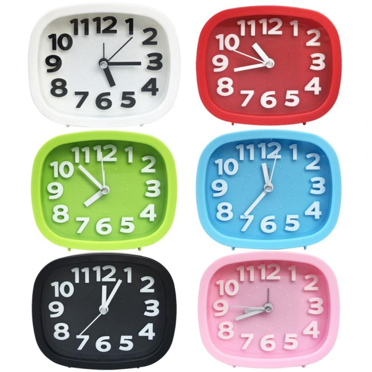 Square Candy Color Stereo Digital Silent Alarm Clock Children Student Alarm Clock(Red) - Alarm Clocks by PMc TechLife | Online Shopping South Africa | PMc TechLife | Buy Now Pay Later Mobicred
