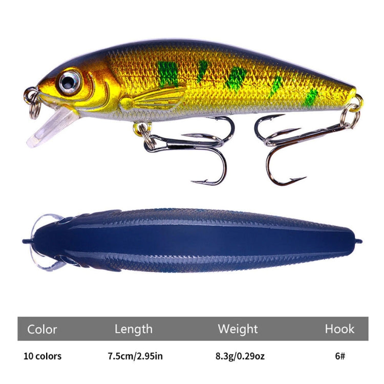 HENGJIA MI158 Floating Mino Bionic Lures, Color: 7 - free shipping - PMC TechLife - Order now!