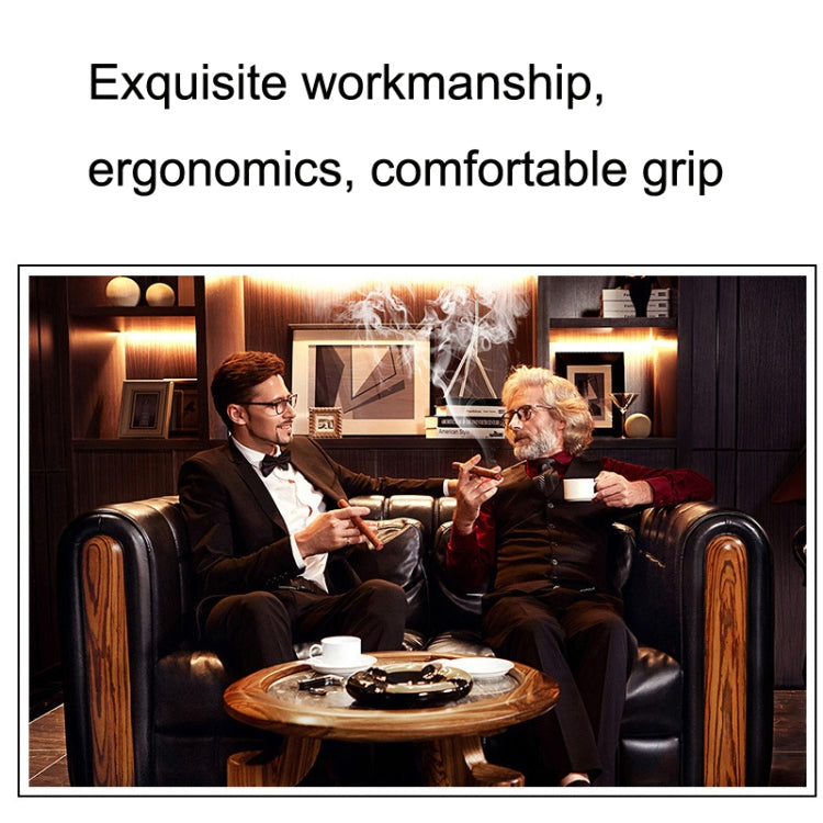 5pcs Mini Black Stainless Steel Double Edge Cigar Scissors Cigar Crushers - Cigarette Box & Ashtrays by PMC TechLife | Online Shopping South Africa | PMC TechLife