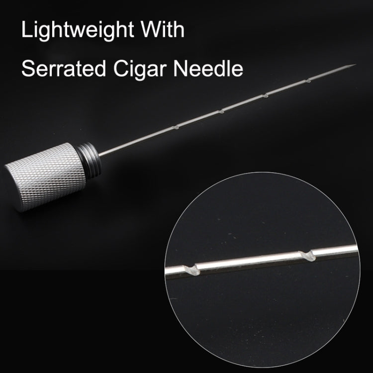 Lightweight With Serrated Cigar Needle Dredger Drilled Smoke Vent(Gold) - Cigarette Box & Ashtrays by PMC TechLife | Online Shopping South Africa | PMC TechLife | Buy Now Pay Later Mobicred