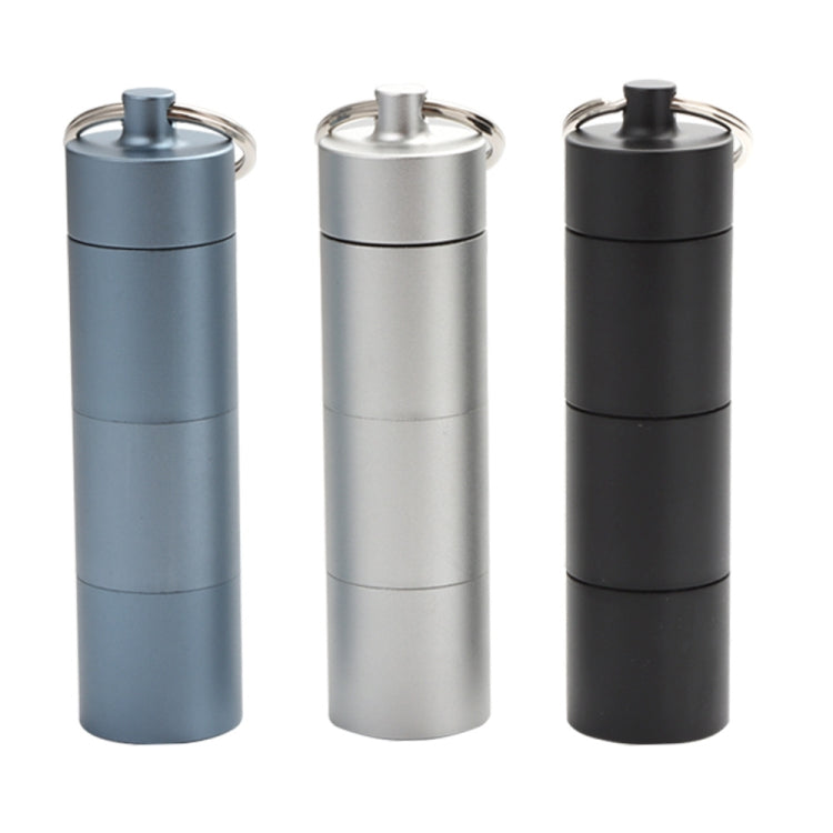 Outdoor First Aid Sealed Waterproof Pill Jar Aluminum Alloy Portable Emergency Pill Box(Silver) - free shipping - PMC TechLife - Order now!