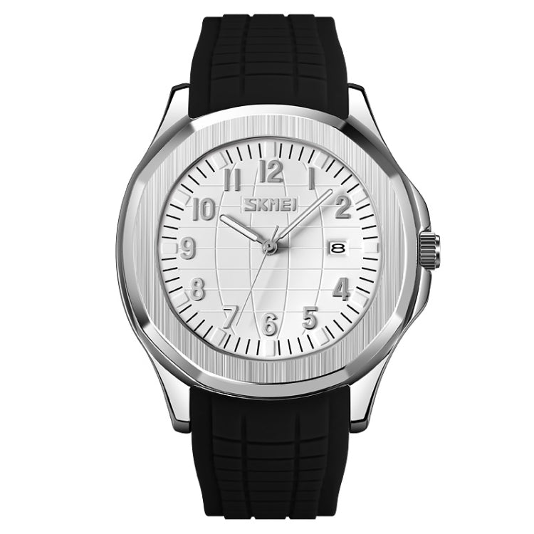 SKMEI 9286 Outdoor Sports Multifunctional Men Waterproof Quartz Watch(Black Belt  White Noodles) - free shipping - PMC TechLife - Order now!