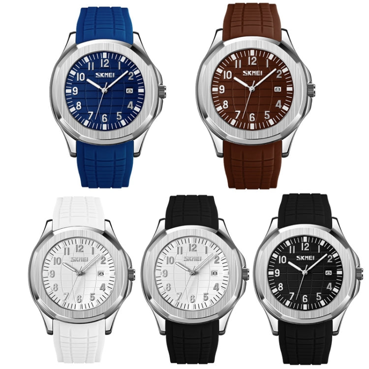 SKMEI 9286 Outdoor Sports Multifunctional Men Waterproof Quartz Watch(Black Belt  White Noodles) - free shipping - PMC TechLife - Order now!