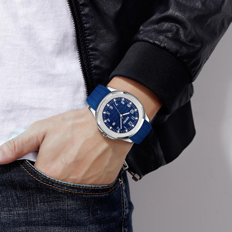 SKMEI 9286 Outdoor Sports Multifunctional Men Waterproof Quartz Watch(Black Belt  White Noodles) - free shipping - PMC TechLife - Order now!