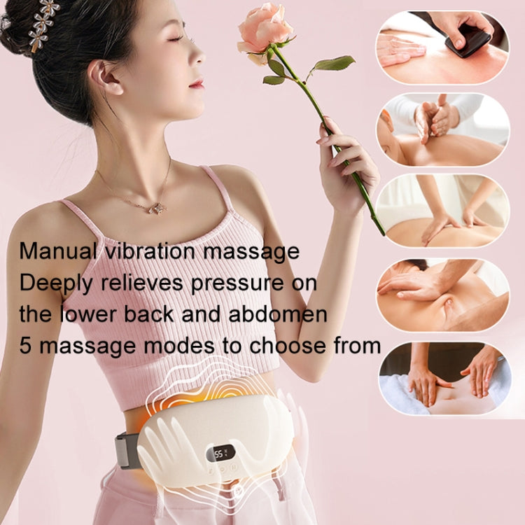 2000mAh Intelligent Massage Warming Belt Digital Electric Abdominal and Waist Massager(Pink) - free shipping - PMC TechLife - Order now!
