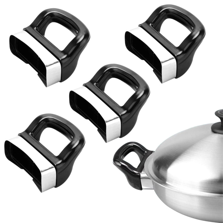 4pcs /Set  2-hole Short Side Pot Handle Bakelite Pressure Pan Handle Hole Spacing 20mm - Replacement Accessories by PMc TechLife | Online Shopping South Africa | PMc TechLife | Buy Now Pay Later Mobicred