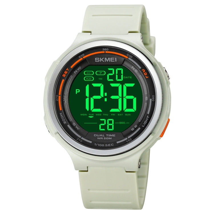 SKMEI 1841 Outdoor Sports Students Waterproof Luminous Countdown Watch(Light Grey) - free shipping - PMC TechLife - Order now!