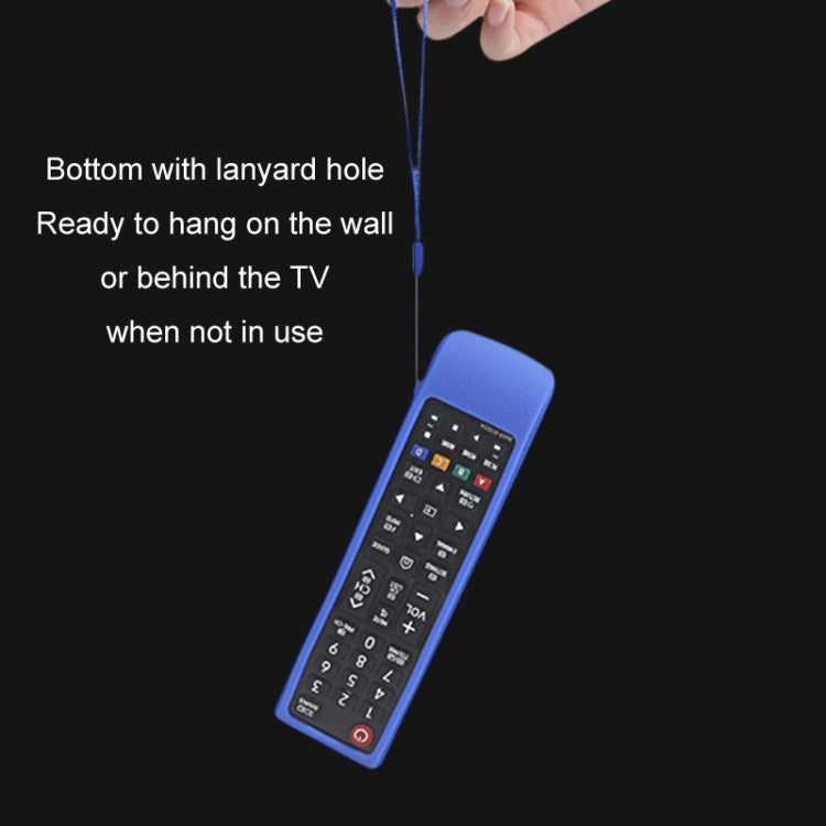 For Samsung BN59-01303A/01199F 2pcs Remote Control Case(Blue) - Remote Control Covers by PMC TechLife | Online Shopping South Africa | PMC TechLife