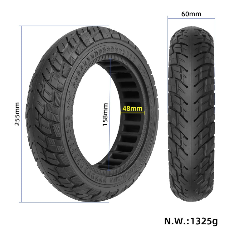 For Ninebot Max G30 10 X 2.5 Inch  (60/70-6.5) Scooter Solid Rubber Tire Black - Accessories & Parts by PMC TechLife | Online Shopping South Africa | PMC TechLife