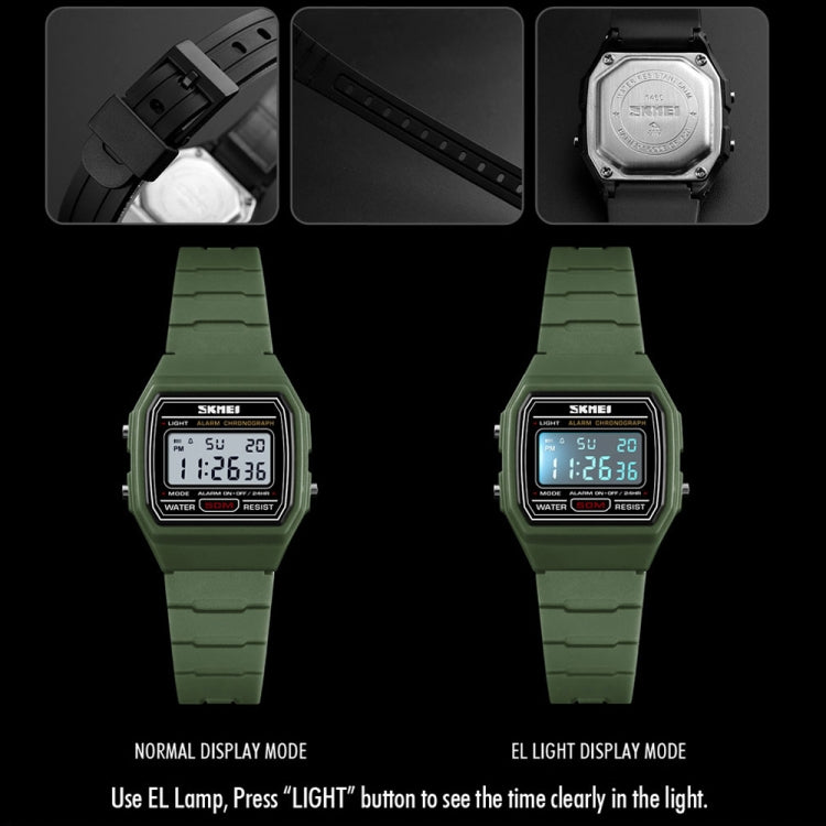 SKMEI 1460 Children Luminous Multifunctional Waterproof Thin Sports Watch(Black) - free shipping - PMC TechLife - Order now!