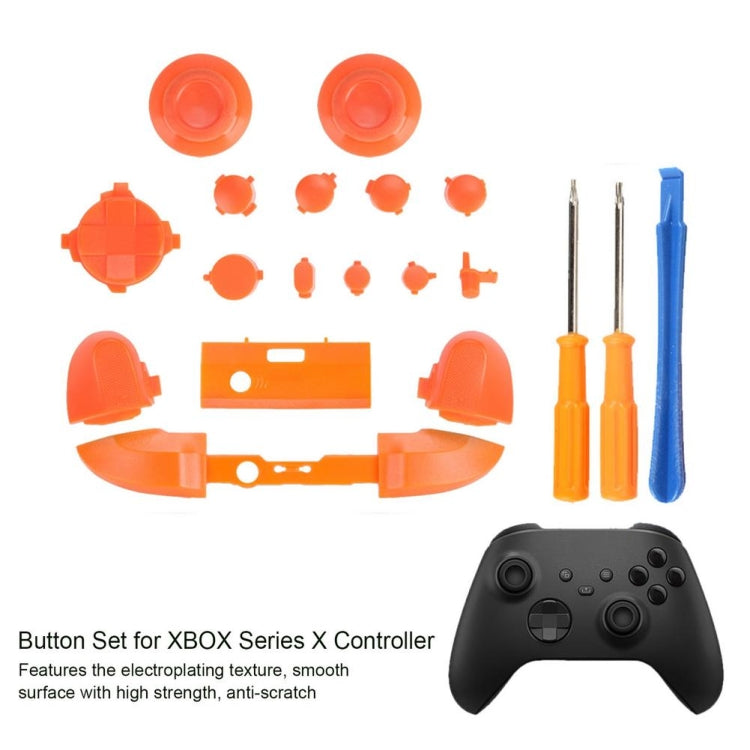 For Xbox Series X Controller Thumbstick LB RB Bumpers Trigger Buttons With Screwdriver Accessories(Black) - XBOX Spare Parts by PMC TechLife | Online Shopping South Africa | PMC TechLife