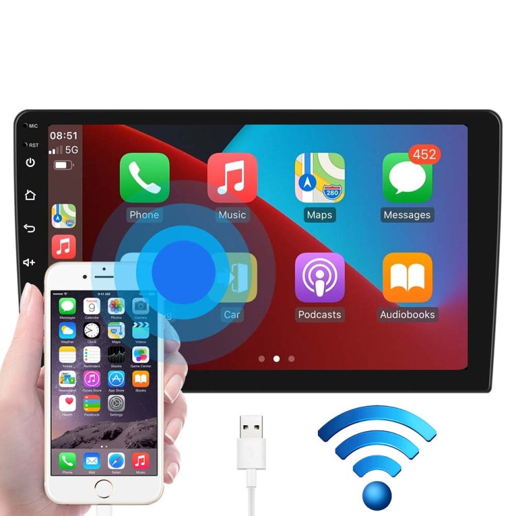 A3012 9 Inch Android Navigation CarPlay 1+32G Dual-Spindle Universal Central Control Screen Car Navigator Reversing Video Player(Standard) - Car MP3 & MP4 & MP5 by PMC TechLife | Online Shopping South Africa | PMC TechLife | Buy Now Pay Later Mobicred