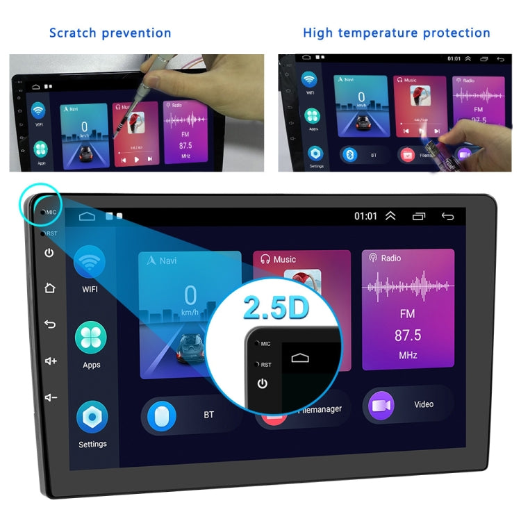 A3012 9 Inch Android Navigation CarPlay 1+32G Dual-Spindle Universal Central Control Screen Car Navigator Reversing Video Player(Standard) - Car MP3 & MP4 & MP5 by PMC TechLife | Online Shopping South Africa | PMC TechLife | Buy Now Pay Later Mobicred