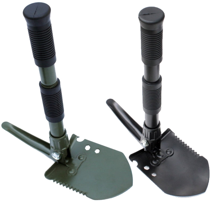 Multifunctional Thickened Double Grip Shovel Outdoor Camping Folding Shovel(Green) - Emergency Tools by PMC TechLife | Online Shopping South Africa | PMC TechLife | Buy Now Pay Later Mobicred