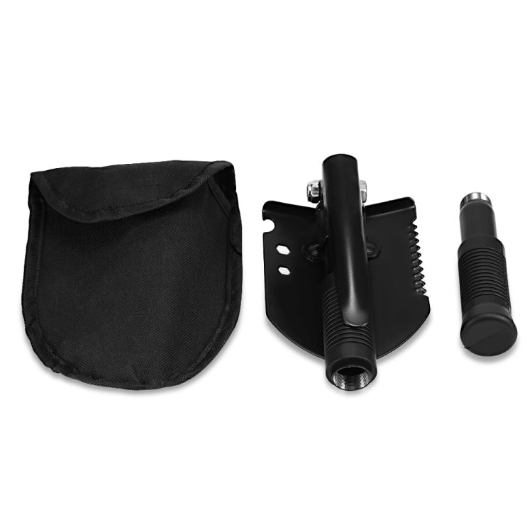 Multifunctional Thickened Double Grip Shovel Outdoor Camping Folding Shovel(Black) - free shipping - PMC TechLife - Order now!