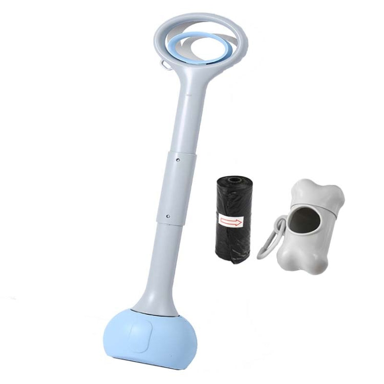 Pet Poop Picker Dog Walking Tools With Garbage Bag Storage Box, Specification: 70cm Sky Blue - Pet Tools by PMC TechLife | Online Shopping South Africa | PMC TechLife