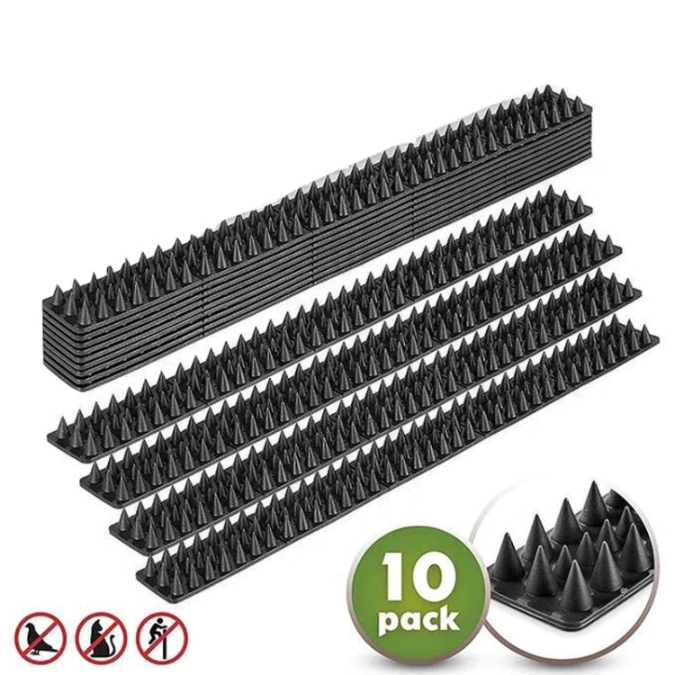 10pcs SK419 Power Equipment Line Anti-bird Thorn Roof Eaves Drive Bird Fence Anti-theft Electric Bird Thorn(Black) - Outdoor Insect Repellent by PMC TechLife | Online Shopping South Africa | PMC TechLife | Buy Now Pay Later Mobicred