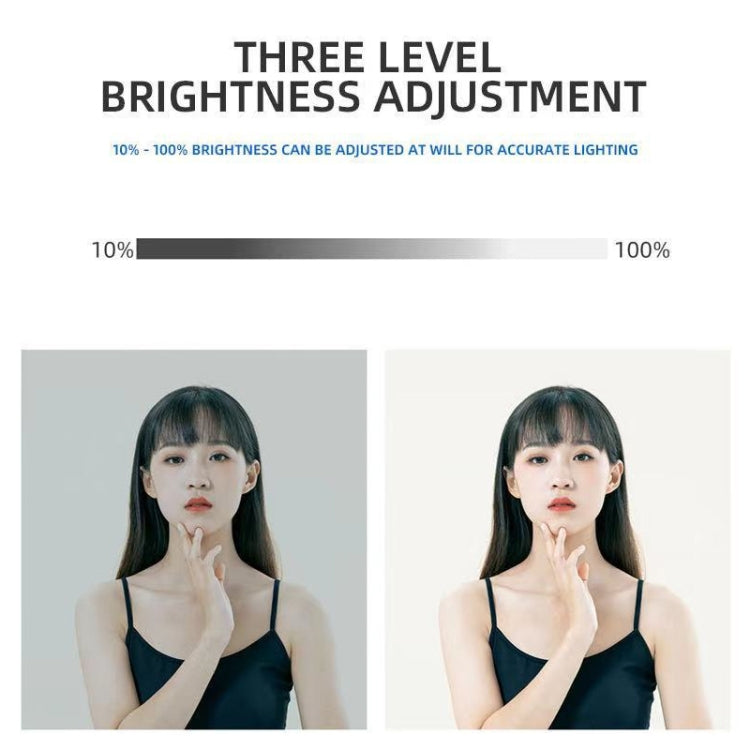 Outdoor Live Photography Multi-angle Brightness Adjustment Mobile Phone Fill Light, Specification: Monochrome White Light - Selfie Light by PMC TechLife | Online Shopping South Africa | PMC TechLife | Buy Now Pay Later Mobicred