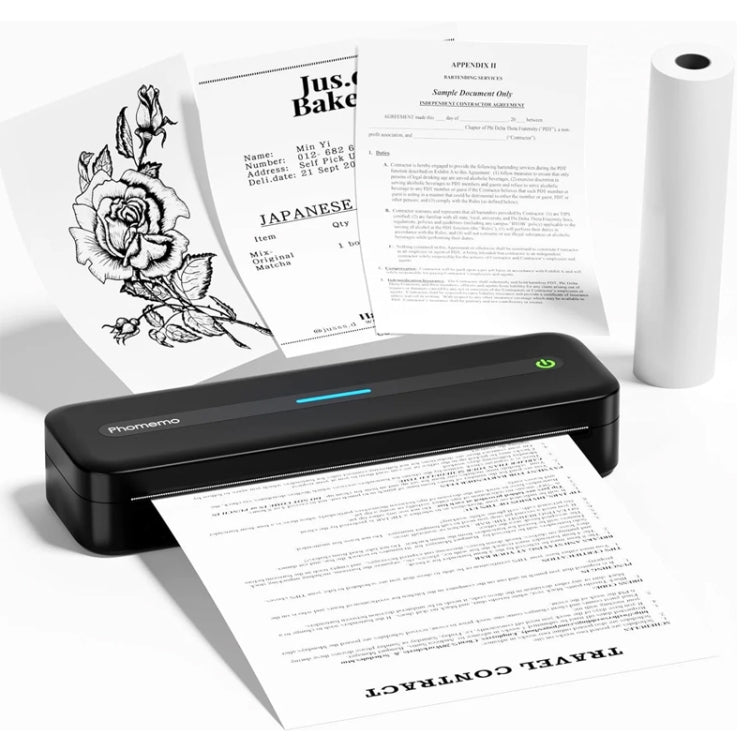 Phomemo M832 300dpi Wireless Thermal Portable Printer, Size: A4 Version(Black) - Receipt Printers by Phomemo | Online Shopping South Africa | PMC TechLife | Buy Now Pay Later Mobicred