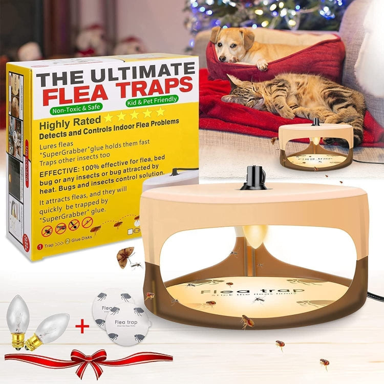 2pcs SK111 Pet Household Flea Lamp Flea Sticky Trapper Flea Capture Device(US Plug) - free shipping - PMC TechLife - Order now!