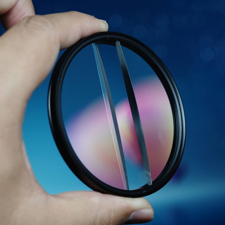 77mm Photography Foreground Blur Filter Double Half Moon SLR Accessories - Other Filter by PMC TechLife | Online Shopping South Africa | PMC TechLife | Buy Now Pay Later Mobicred