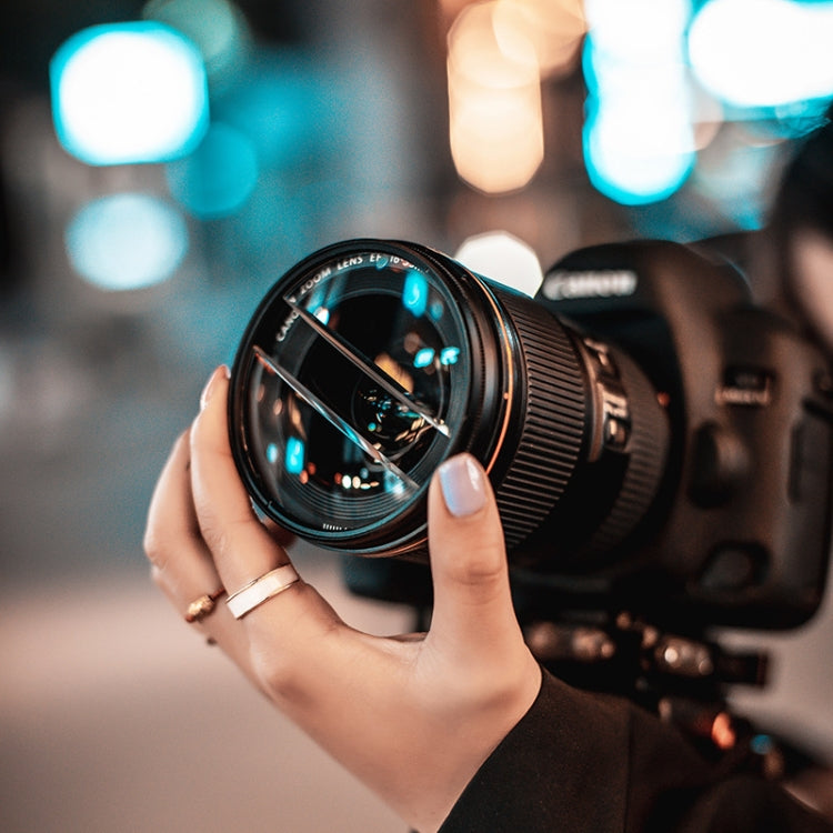 77mm Photography Foreground Blur Filter Double Half Moon SLR Accessories - Other Filter by PMC TechLife | Online Shopping South Africa | PMC TechLife | Buy Now Pay Later Mobicred