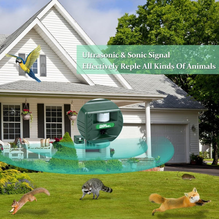 SK131 Garden Outdoor Ultrasonic Rat Repeller Snake Repelle Farm Animal Driving Device(EU Plug) - Outdoor Insect Repellent by PMC TechLife | Online Shopping South Africa | PMC TechLife | Buy Now Pay Later Mobicred