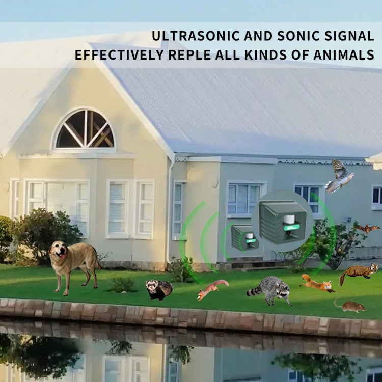 SK131 Garden Outdoor Ultrasonic Rat Repeller Snake Repelle Farm Animal Driving Device(EU Plug) - Outdoor Insect Repellent by PMC TechLife | Online Shopping South Africa | PMC TechLife | Buy Now Pay Later Mobicred